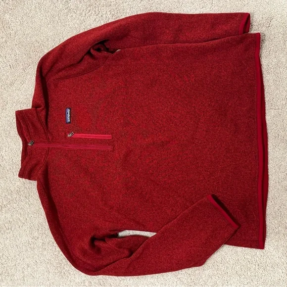 Patagonia Better Sweater Quarter-Zip Fleece Pullover - Men's - Red - Picture 3 of 5